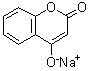 4-Hydroxycoumarin sodium salt molecular structure (CAS 13546-81-1)