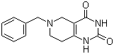 5,6,7,8-Tetrahydro-6-(phenylmethyl)pyrido[4,3-d]pyrimidine-2,4(1H,3H)-dione molecular structure (CAS 135481-57-1)
