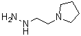 结构式 CAS# 13562-40-8, 1-(2-肼基乙基)吡咯烷