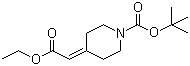 4-(2-Ethoxy-2-oxoethylidene)-1-piperidinecarboxylic acid tert-butyl ester molecular structure (CAS 135716-08-4)