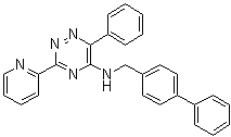N-([1,1'-Biphenyl]-4-ylmethyl)-6-phenyl-3-(2-pyridinyl)-1,2,4-triazin-5-amine molecular structure (CAS 1357171-62-0)