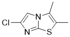 6-Chloro-2,3-dimethylimidazo[2,1-b]thiazole molecular structure (CAS 135718-49-9)