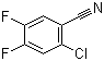 结构式 CAS# 135748-34-4, 2-氯-4,5-二氟苯腈