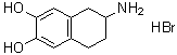 6-氨基-5,6,7,8-四氢-2,3-萘二酚氢溴酸盐分子结构 (CAS 13575-86-5)