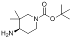 (R)-Tert-butyl 4-amino-3,3-dimethylpiperidine-1-carboxylate molecular structure (CAS 1357600-61-3)