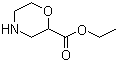 structure of CAS# 135782-25-1, 2-Morpholinecarboxylic acid ethyl ester