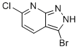 3-Bromo-6-chloro-1H-pyrazolo[3,4-b]pyridine molecular structure (CAS 1357946-70-3)