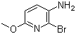 3-Amino-2-bromo-6-methoxypyridine molecular structure (CAS 135795-46-9)