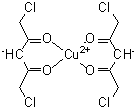 Bis(1,5-dichloro-2,4-pentanedionato)copper molecular structure (CAS 135943-96-3)