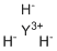 Yttrium trihydride molecular structure (CAS 13598-57-7)