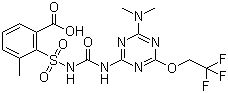 Triflusulfuron molecular structure (CAS 135990-29-3)
