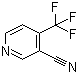 4-(Trifluoromethyl)nicotinonitrile molecular structure (CAS 13600-43-6)
