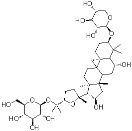 Isoastragaloside IV molecular structure (CAS 136033-55-1)