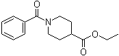 结构式 CAS# 136081-74-8, 1-苯甲酰基-4-哌啶羧酸乙酯