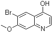 6-Bromo-7-methoxy-4-quinolinol molecular structure (CAS 1361235-54-2)