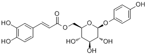 6-O-Caffeoylarbutin molecular structure (CAS 136172-60-6)