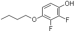结构式 CAS# 136239-68-4, 4-丁氧基-2,3-二氟苯酚
