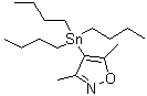 structure of CAS# 136295-80-2, 4-Tributylstannyl-3,5-dimethylisoxazole;3,5-Dimethyl-4-(tributylstannyl)isoxazole