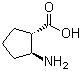 (1R,2R)-(-)-2-Amino-1-cyclopentanecarboxylic acid molecular structure (CAS 136315-77-0)