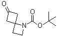 6-Oxo-1-azaspiro[3.3]heptane-1-carboxylic acid 1,1-dimethylethyl ester molecular structure (CAS 1363380-93-1)