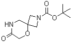 7-Oxo-5-oxa-2,8-diazaspiro[3.5]nonane-2-carboxylic acid 1,1-dimethylethyl ester molecular structure (CAS 1363381-20-7)