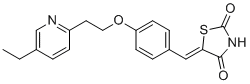 Pioglitazone EP impurity B molecular structure (CAS 136401-69-9)