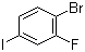 结构式 CAS# 136434-77-0, 4-溴-3-氟碘苯