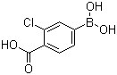 structure of CAS# 136496-72-5, 4-Carboxy-3-chlorophenylboronic acid;3-Chloro-4-carboxyphenylboronic acid