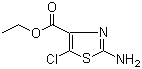 structure of CAS# 136539-01-0, 2-Amino-5-chloro-4-thiazolecarboxylic acid ethyl ester