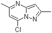 7-Chloro-2,5-dimethylpyrazolo[1,5-a]pyrimidine molecular structure (CAS 136549-13-8)