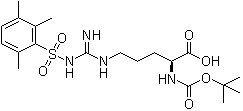 N2-[(1,1-Dimethylethoxy)carbonyl]-N5-[imino[[(2,3,6-trimethylphenyl)sulfonyl]amino]methyl]-L-ornithine molecular structure (CAS 136625-03-1)