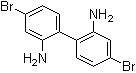 结构式 CAS# 136630-36-9, 2,2'-二氨基-4,4'-二溴联苯