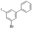 3-Bromo-5-iodo-1,1'-biphenyl molecular structure (CAS 136649-44-0)