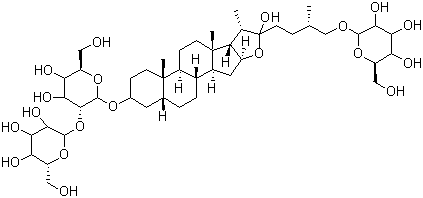 Timosaponin B II molecular structure (CAS 136656-07-0)