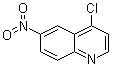 structure of CAS# 13675-94-0, 4-Chloro-6-nitroquinoline;NSC 146766