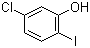 structure of CAS# 136808-72-5, 5-Chloro-2-iodophenol;2-Iodo-5-chlorophenol