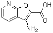 3-Aminofuro[2,3-b]pyridine-2-carboxylic acid molecular structure (CAS 1368147-72-1)