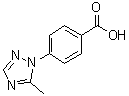 4-(5-Methyl-1H-1,2,4-triazol-1-yl)benzoic acid molecular structure (CAS 1368819-46-8)