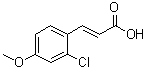 3-(2-Chloro-4-methoxyphenyl)-2-propenoic acid molecular structure (CAS 1369477-55-3)