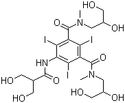 Iobitridol molecular structure (CAS 136949-58-1)