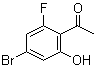 结构式 CAS# 1369594-41-1, 1-(4-溴-2-氟-6-羟基苯基)乙酮