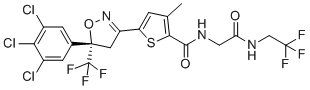 Lotilaner molecular structure (CAS 1369852-71-0)
