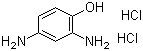 2,4-Diaminophenol dihydrochloride molecular structure (CAS 137-09-7)
