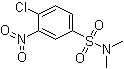 4-氯-N,N-二甲基-3-硝基苯磺酰胺分子结构 (CAS 137-47-3)