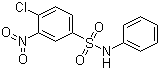 4-氯-3-硝基-N-苯基苯磺酰胺分子结构 (CAS 137-49-5)