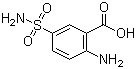 2-氨基苯甲酸-5-磺酰胺分子结构 (CAS 137-65-5)