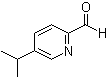结构式 CAS# 137013-14-0, 5-异丙基吡啶-2-甲醛; 2-甲酰基-5-异丙基吡啶