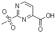 2-(Methylsulfonyl)-4-pyrimidinecarboxylic acid molecular structure (CAS 1370411-46-3)