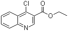 结构式 CAS# 13720-94-0, 4-氯喹啉-3-羧酸乙酯