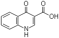 结构式 CAS# 13721-01-2, 4-氧代-1,4-二氢喹啉-3-羧酸